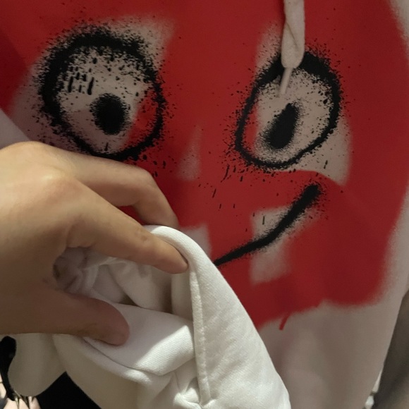 Moschino Couture! Anarchy Halloween Face Hoodie - Picture 6 of 6